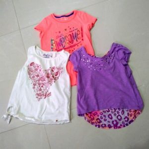 Lot of 3 Girl's Sz M Shirts Tops Lucky Brand